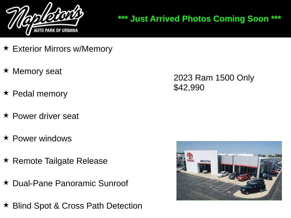 ram ram 1500 pickup 2023 1C6SRFJT1PN656433 image ram ram 1500 pickup 2023 1C6SRFJT1PN656433 image